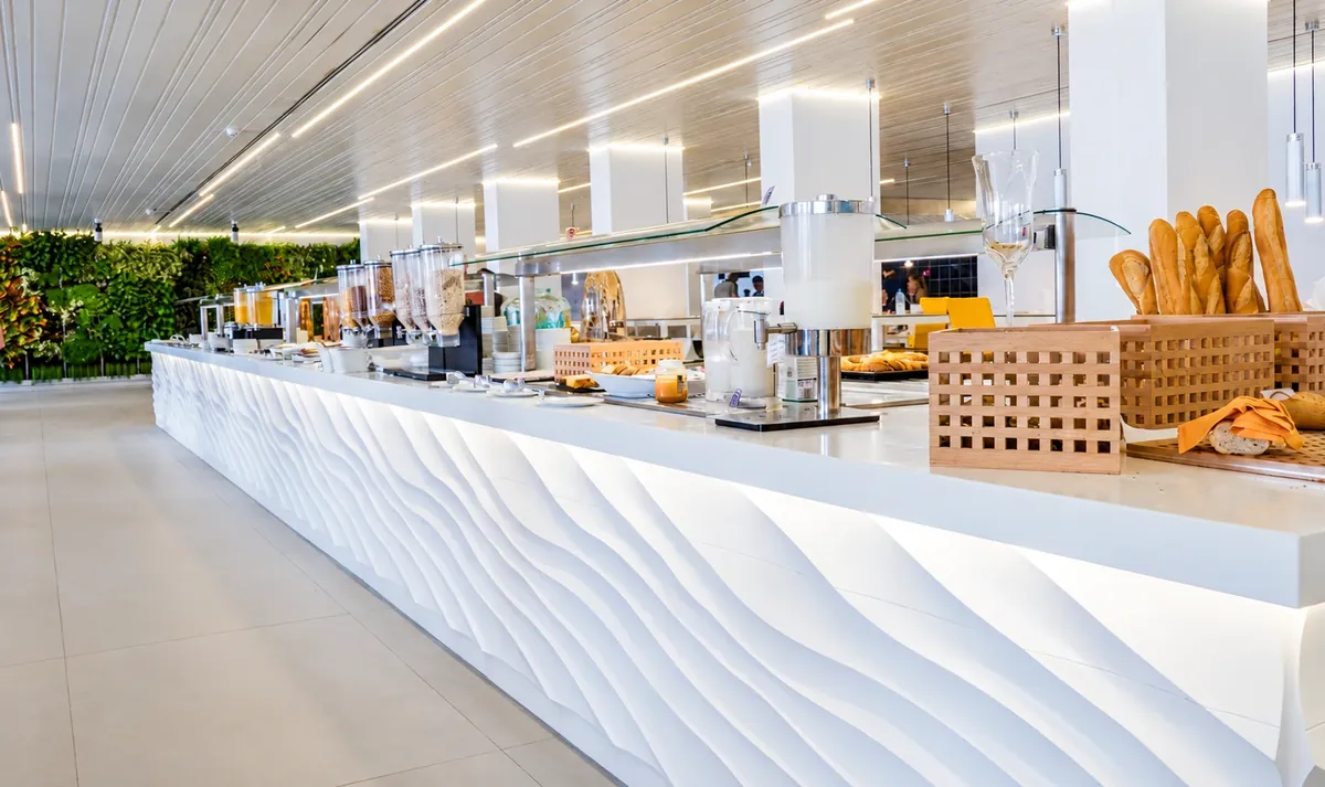 Aplicación hotelera realizada en Corian®