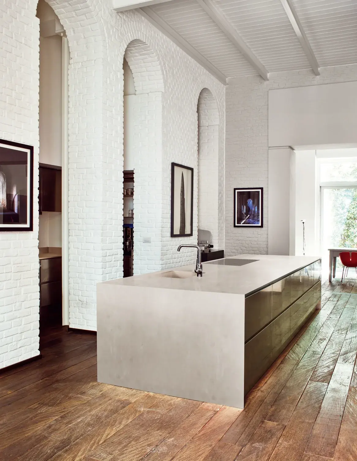 Lavabo residencial fabricado en Corian®